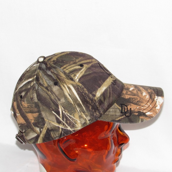 Ducks Unlimited Camo Hat Adjustable Strap Adult Unisex - Picture 3 of 5